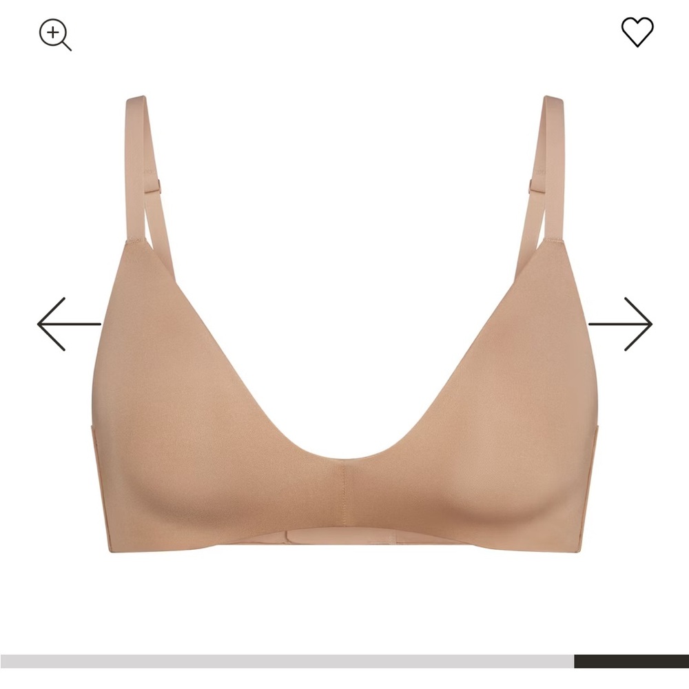 Skims Wireless Form T-Shirt Demi Bra Sand 36C - NWT